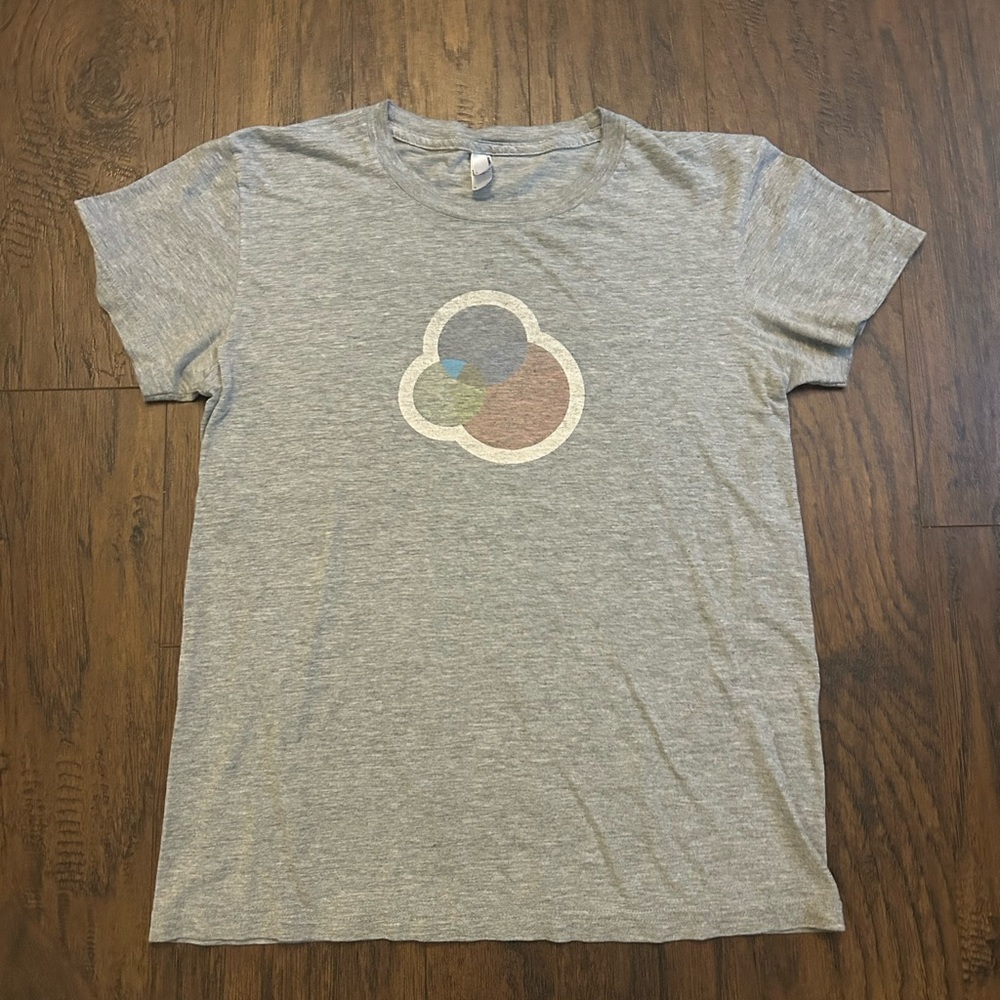 American Apparel Heather Gray Tee Shirt Size Large